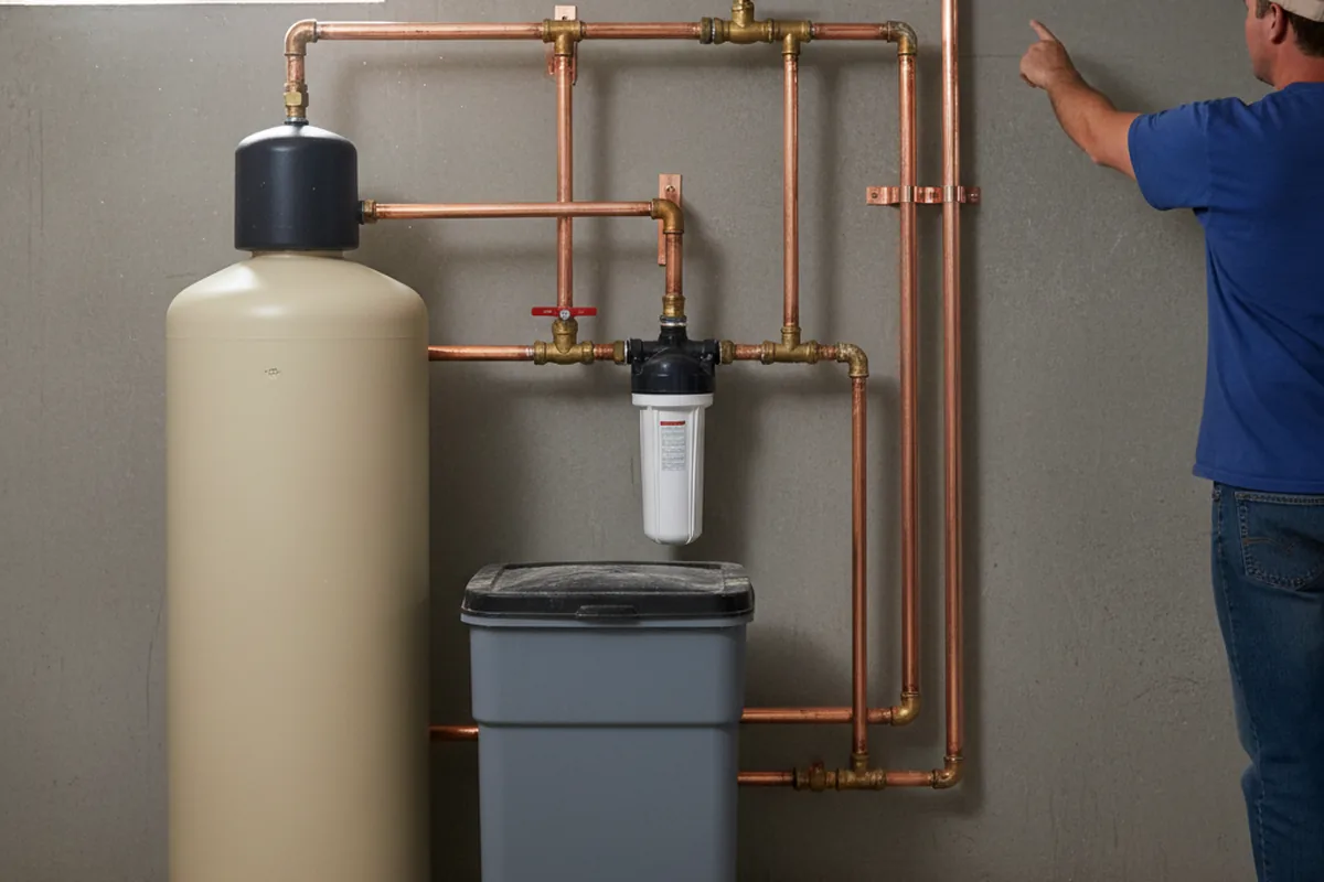 Whole-house water treatment system installed in Ochelata